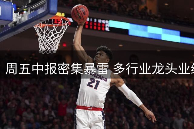 周五中报密集暴雷 多行业龙头业绩大幅滑坡